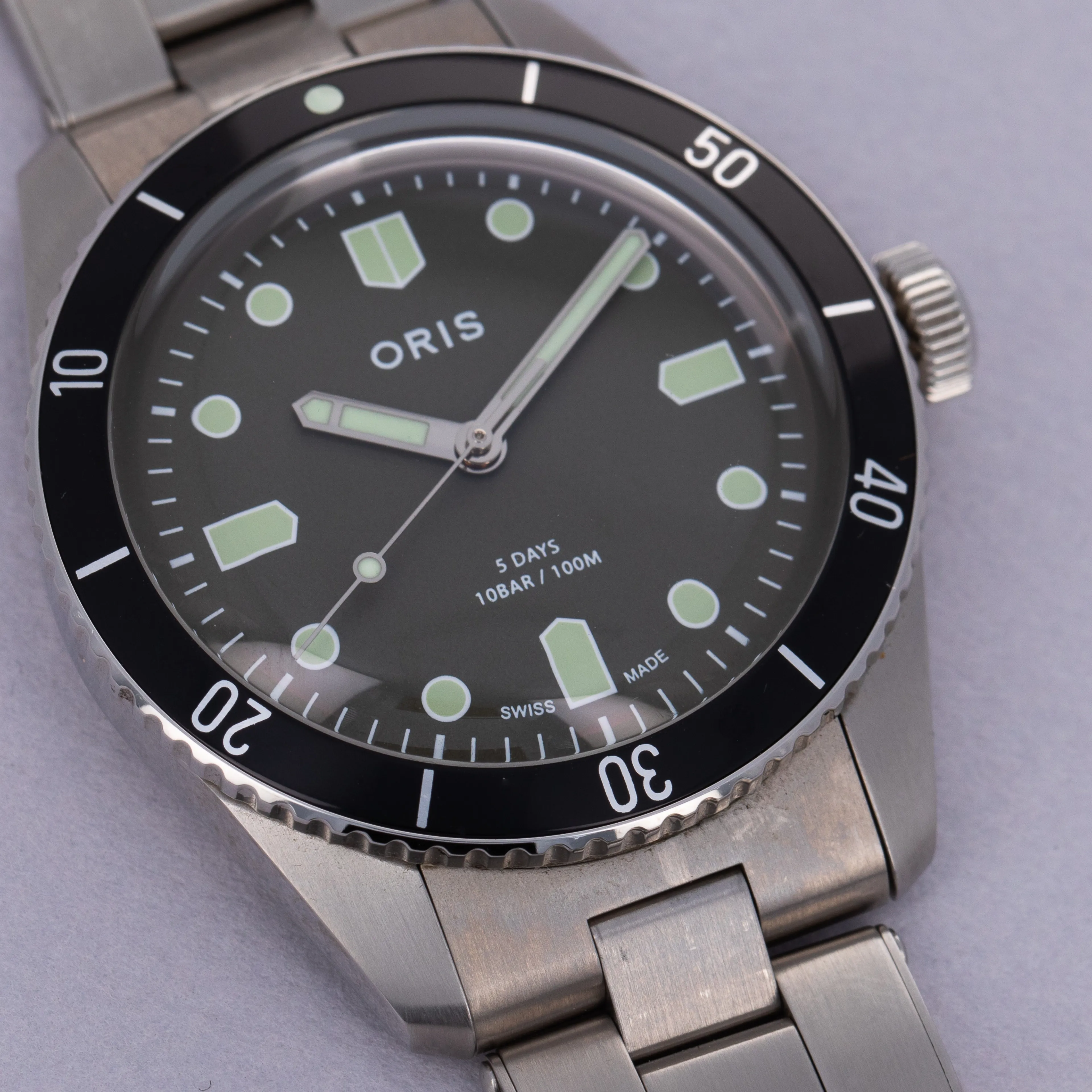 Oris x Hodinkee Divers Sixty Five 01 730 7757 4083 40mm Stainless steel Black 1