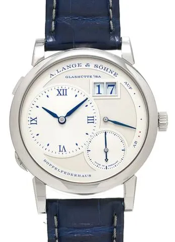 A. Lange & Söhne Lange 1 191.066 38.5mm White gold Silver