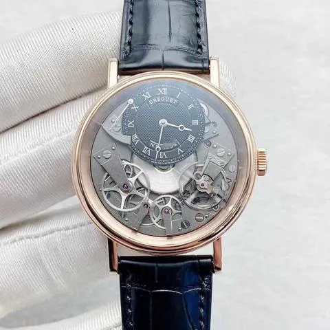 Breguet Tradition 7057br/g9/9w6 40mm Rose gold Black and Gray