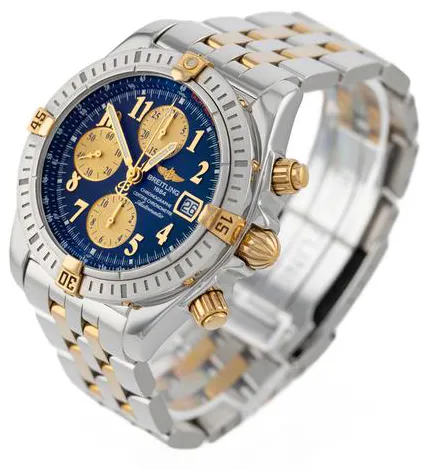 Breitling Chronomat B13356 44mm Yellow gold and Stainless steel Blue 2