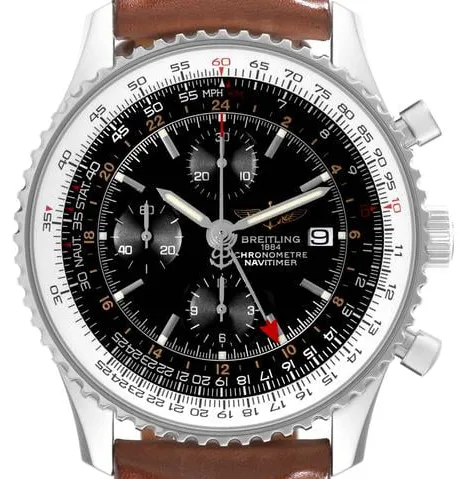 Breitling Navitimer A24322 46mm Stainless steel Black