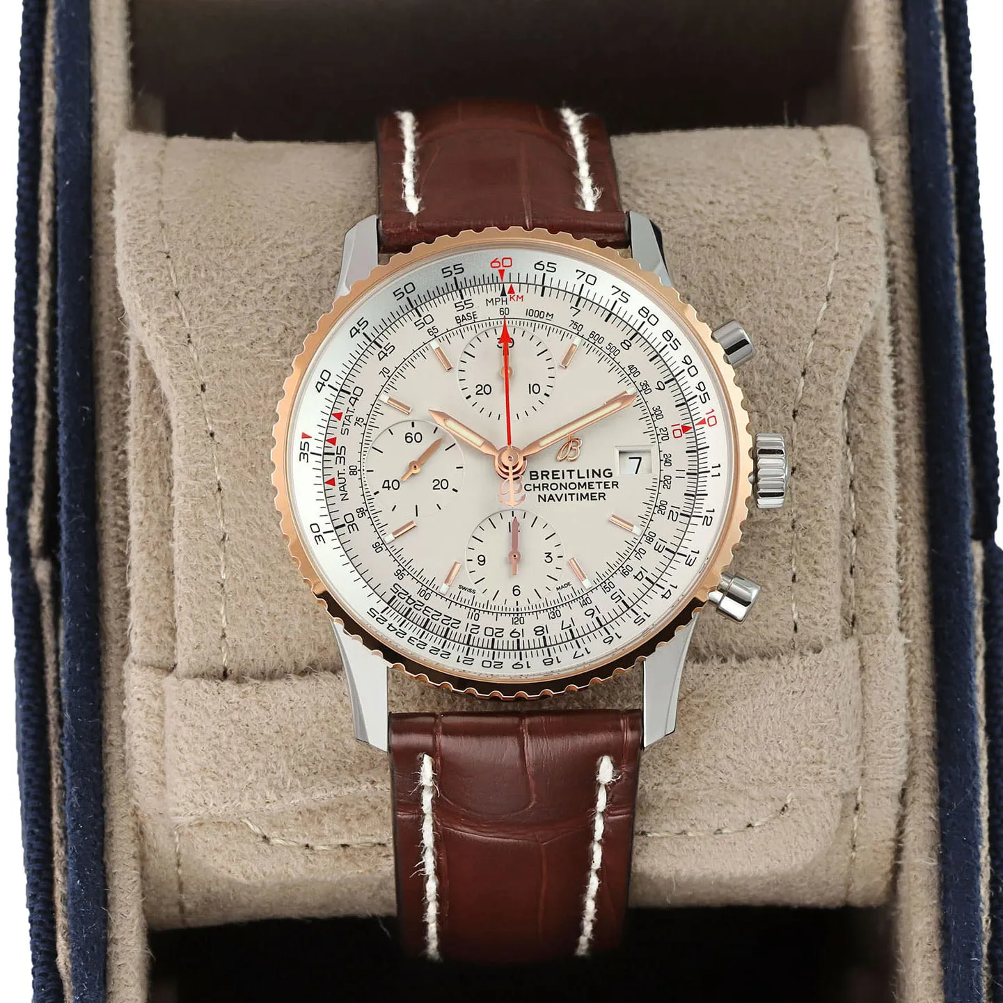 Breitling Navitimer U13324211G1P2 41mm Rose gold Silver