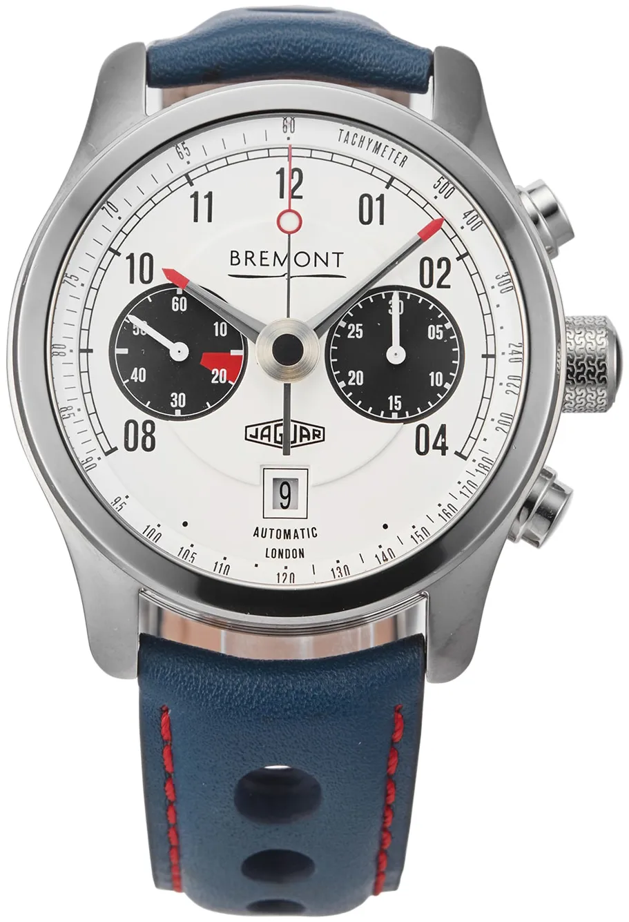 Bremont Jaguar BJ-11/WH 43mm Stainless steel White