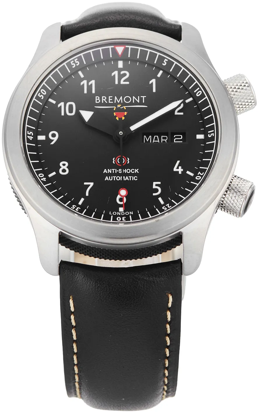 Bremont MBII MBII-BK 43mm Stainless steel Black