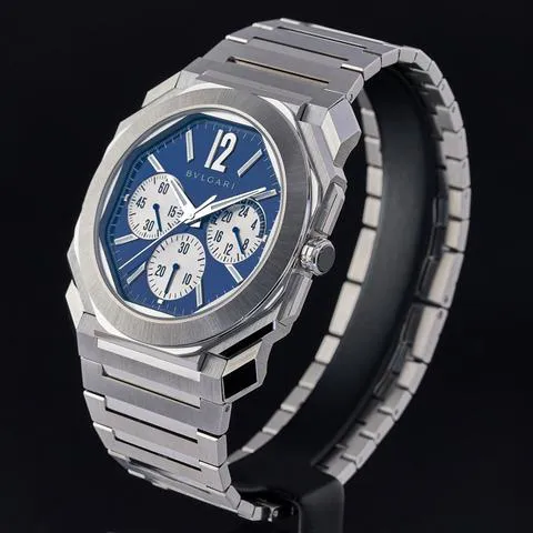 Bulgari Octo 103467 43mm Stainless steel Blue 4