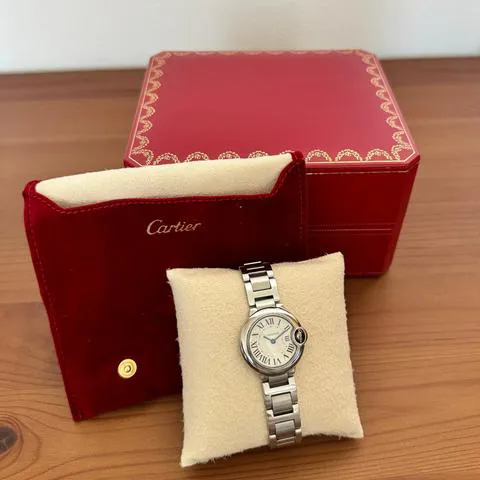 Cartier Ballon Bleu 28mm 3009 28mm Stainless steel White 5