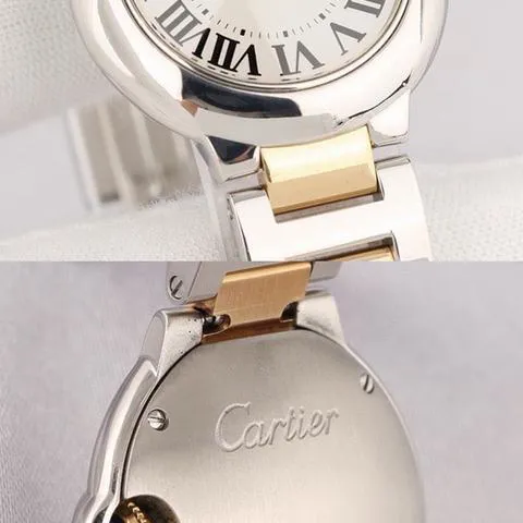 Cartier Ballon Bleu 28mm W69007Z3 28mm Yellow gold and Stainless steel Silver 4