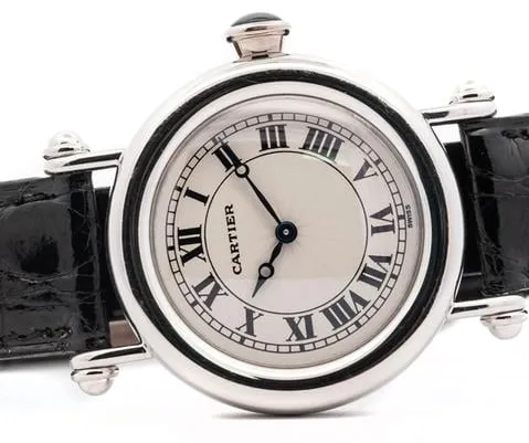 Cartier Diabolo W1509751 32mm Platinum Silver