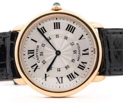 Cartier Ronde Louis Cartier W1523756 33mm Yellow gold Silver