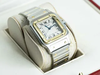 Cartier Santos 1566 Stainless steel White