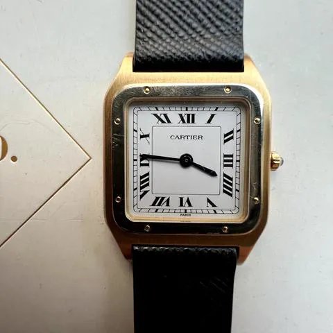 Cartier Santos Dumont 96061 26mm Yellow gold White