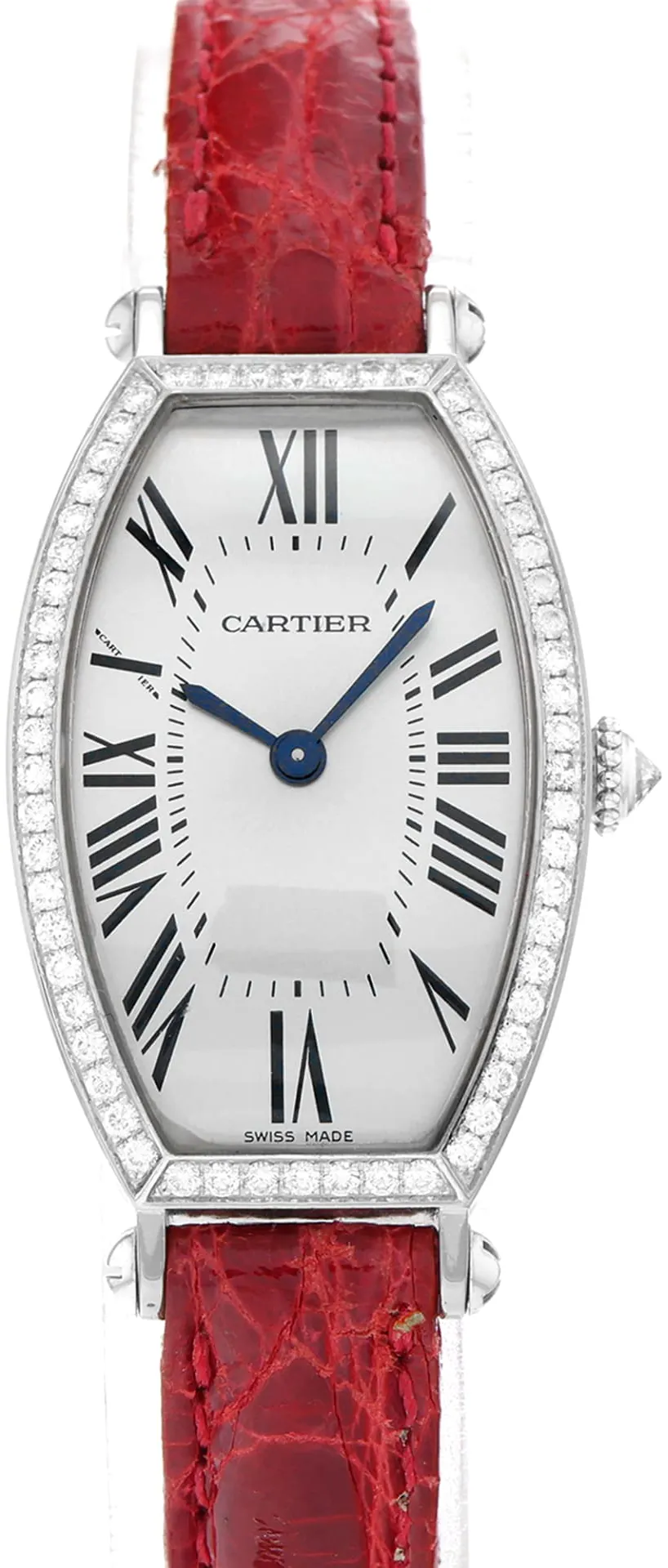 Cartier Tonneau WE400251 39mm White gold Silver