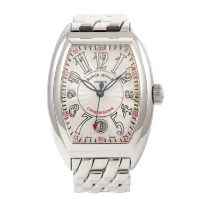 Franck Muller Conquistador 8005 sc 34mm Stainless steel Silver