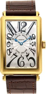 Franck Muller Long Island 43mm Yellow gold Guilloché