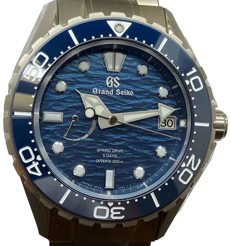 Grand Seiko Evolution 9 SLGA023 44mm Titanium Blue