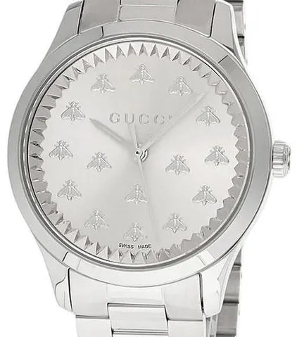 Gucci G-Timeless YA1265031 32mm Stainless steel Silver