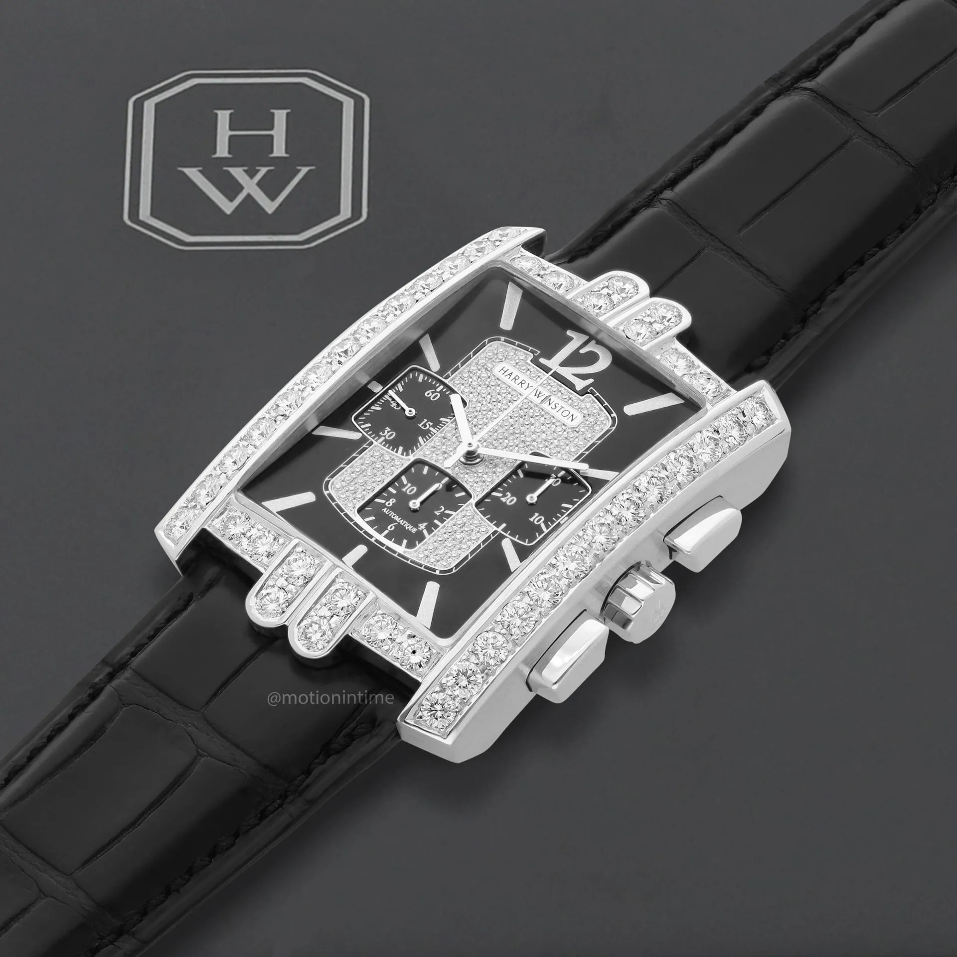 Harry Winston Avenue C 331/UQWL.KD/3.2 26mm White gold Mother-of-pearl 4