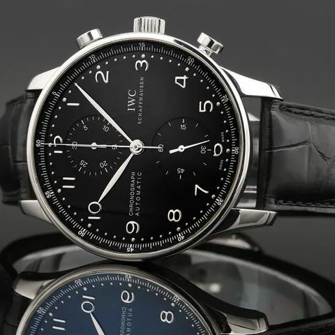 IWC Portugieser IW371438 41mm Stainless steel Black