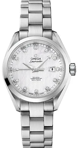 Omega Aqua Terra 231.10.34.20.55.001 34mm Stainless steel White