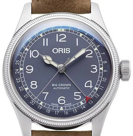 Oris Big Crown Pointer Date 01 754 7741 4065-07 5 20 63 40mm Stainless steel Blue