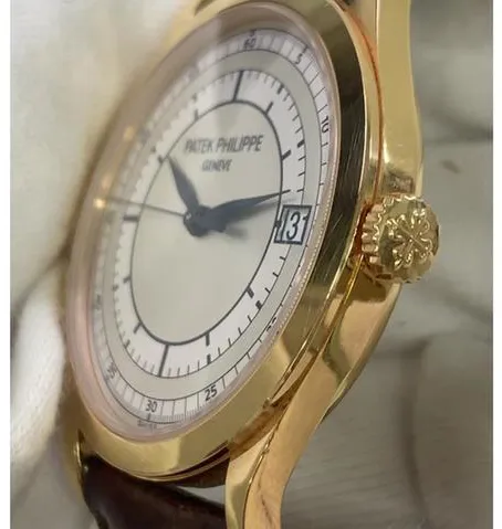 Patek Philippe Calatrava 5296R-001 38mm Rose gold Silver 2