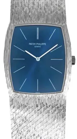 Patek Philippe Gondolo 3528/3 24mm White gold Blue