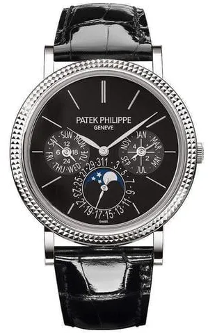 Patek Philippe Perpetual Calendar 5139G-010 38mm White gold Black