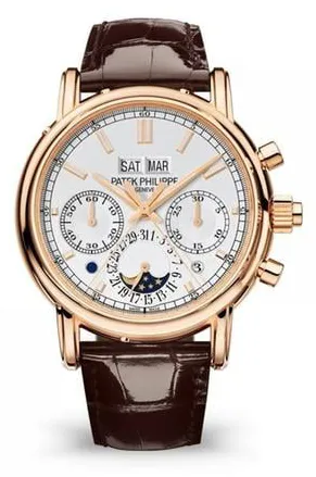 Patek Philippe Perpetual Calendar Split-Seconds Chronograph 5204R-001 40mm Rose gold Silver