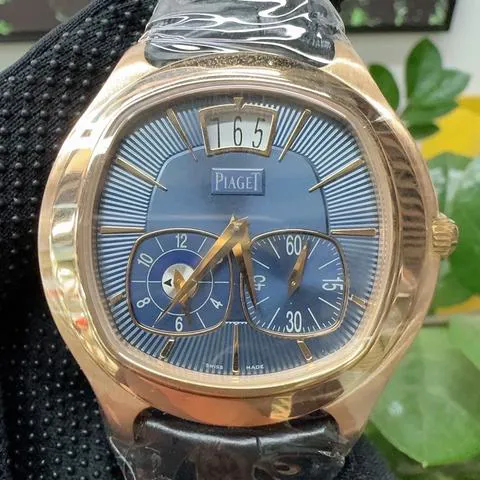 Piaget Emperador G0A33015 42mm Rose gold Blue