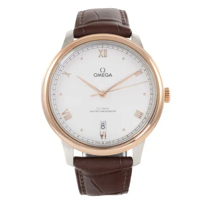 Omega De Ville 434.23.40.20.02.001 40mm Rose gold and Stainless steel Silver