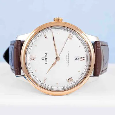 Omega De Ville 434.23.40.20.02.001 40mm Rose gold and Stainless steel Silver 7