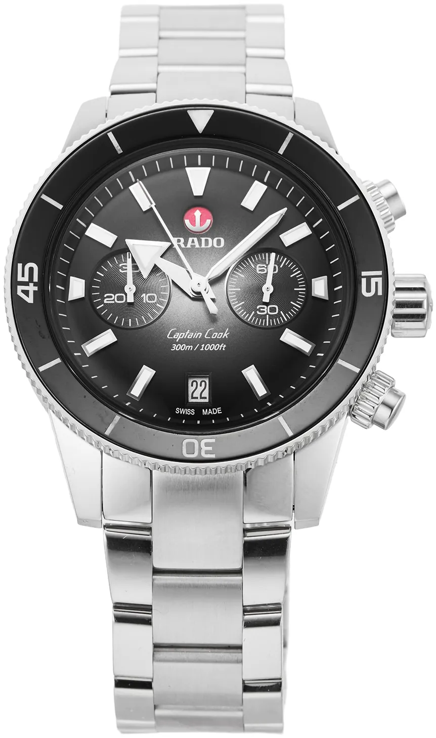 Rado Captain Cook R32145158 43mm Stainless steel Black