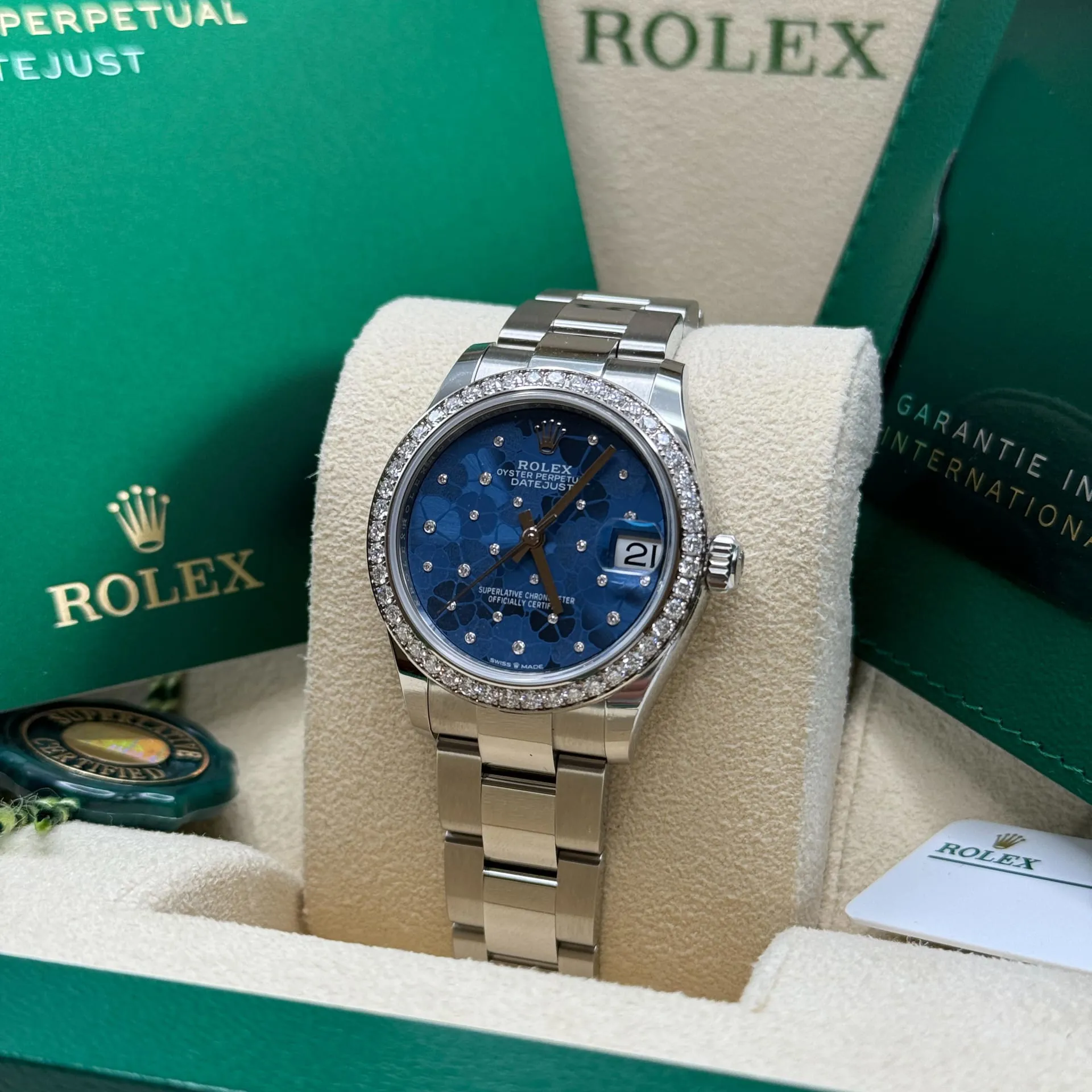 Rolex Datejust 278384RBR-0039 31mm White gold and Oystersteel Blue 2