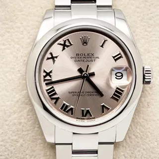 Rolex Datejust 31 178240-0032 Stainless steel Pink