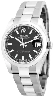 Rolex Datejust 31 178240 Stainless steel Black