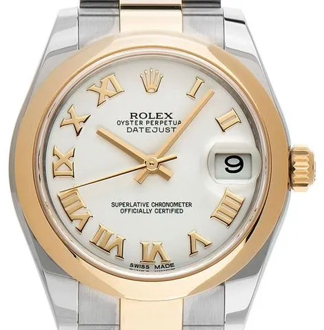 Rolex Datejust 31 178243 31mm Yellow gold and Stainless steel White