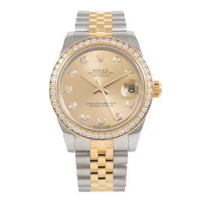 Rolex Datejust 31 178383 31mm Yellow gold and Stainless steel and Diamond Gold