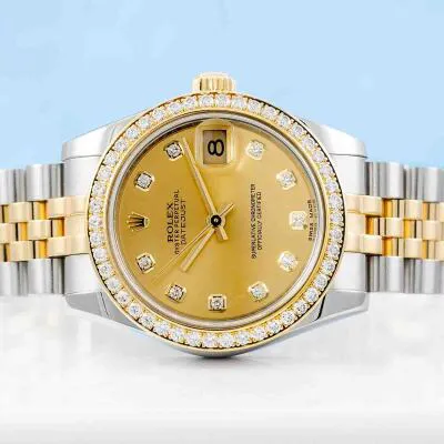 Rolex Datejust 31 178383 31mm Yellow gold and Stainless steel and Diamond Gold 8