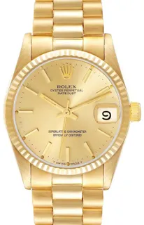 Rolex Datejust 31 68278 31mm Yellow gold