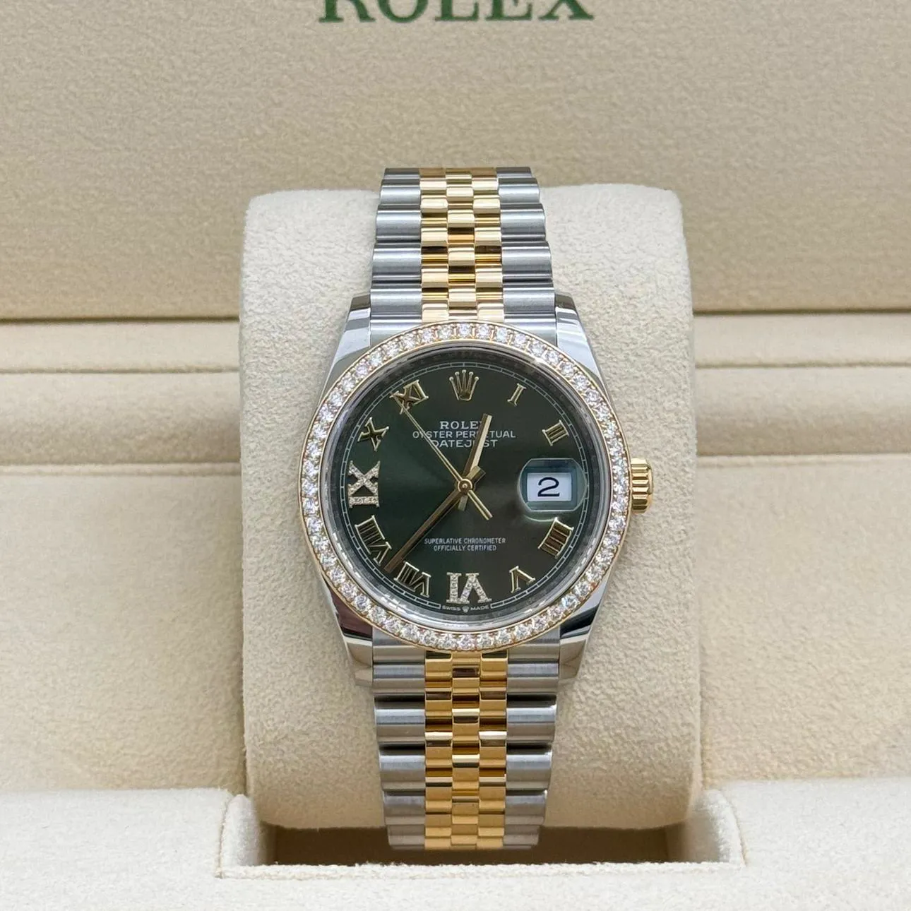 Rolex Datejust 36 126283RBR 36mm Stainless steel Silver