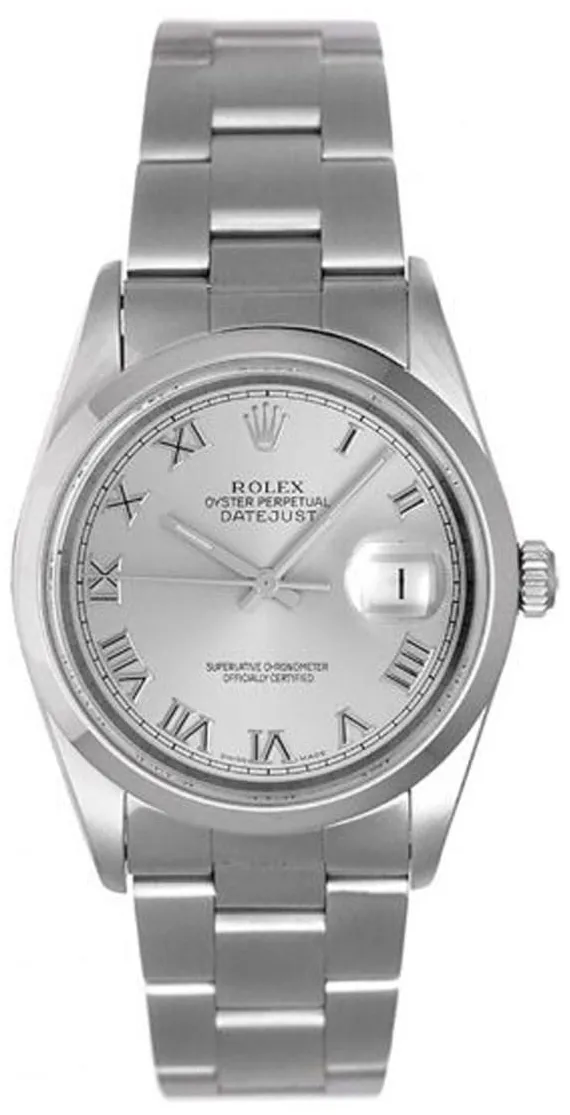 Rolex Datejust 36 16200 36mm Stainless steel Silver