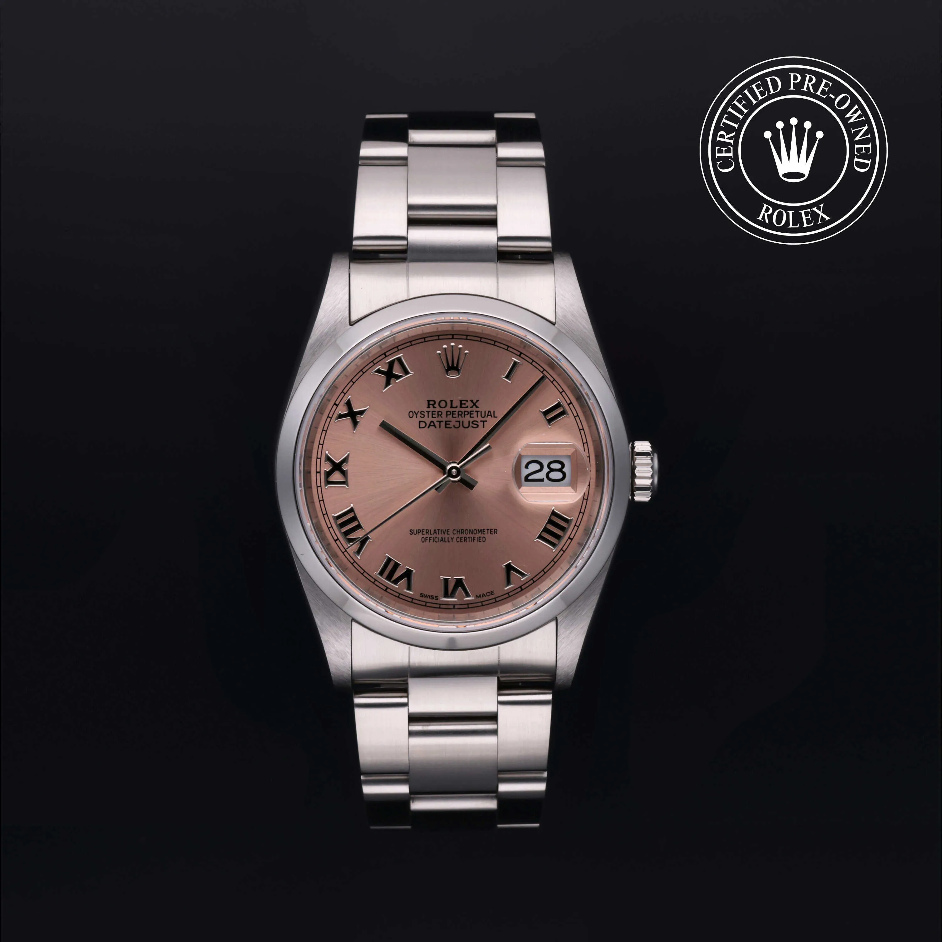 Rolex Datejust 36 16200 36mm Stainless steel Rose