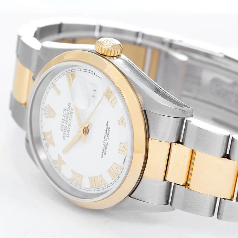 Rolex Datejust 36 16203 36mm Yellow gold White 1