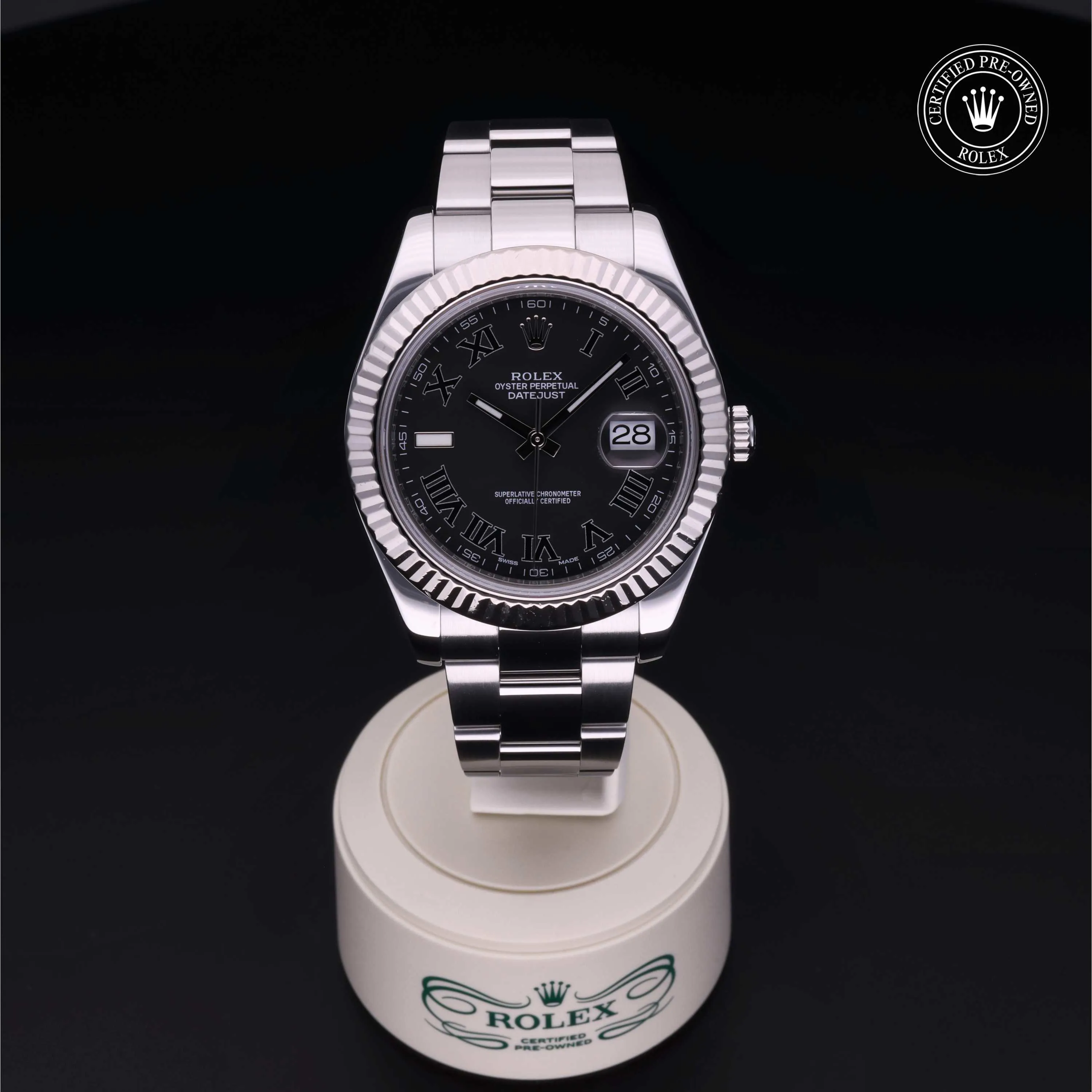 Rolex Datejust II 116334 41mm Stainless steel Black 1