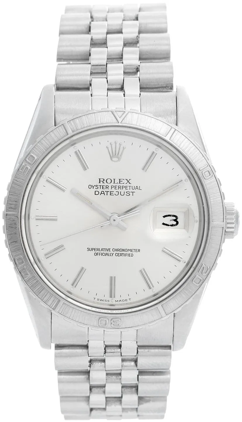 Rolex Datejust Turn-O-Graph 16264 36mm Stainless steel Silver