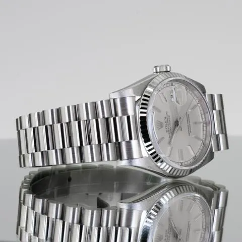 Rolex Day-Date 36 18239 36mm White gold Silver 5