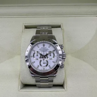 Rolex Daytona 116520 Stainless steel White