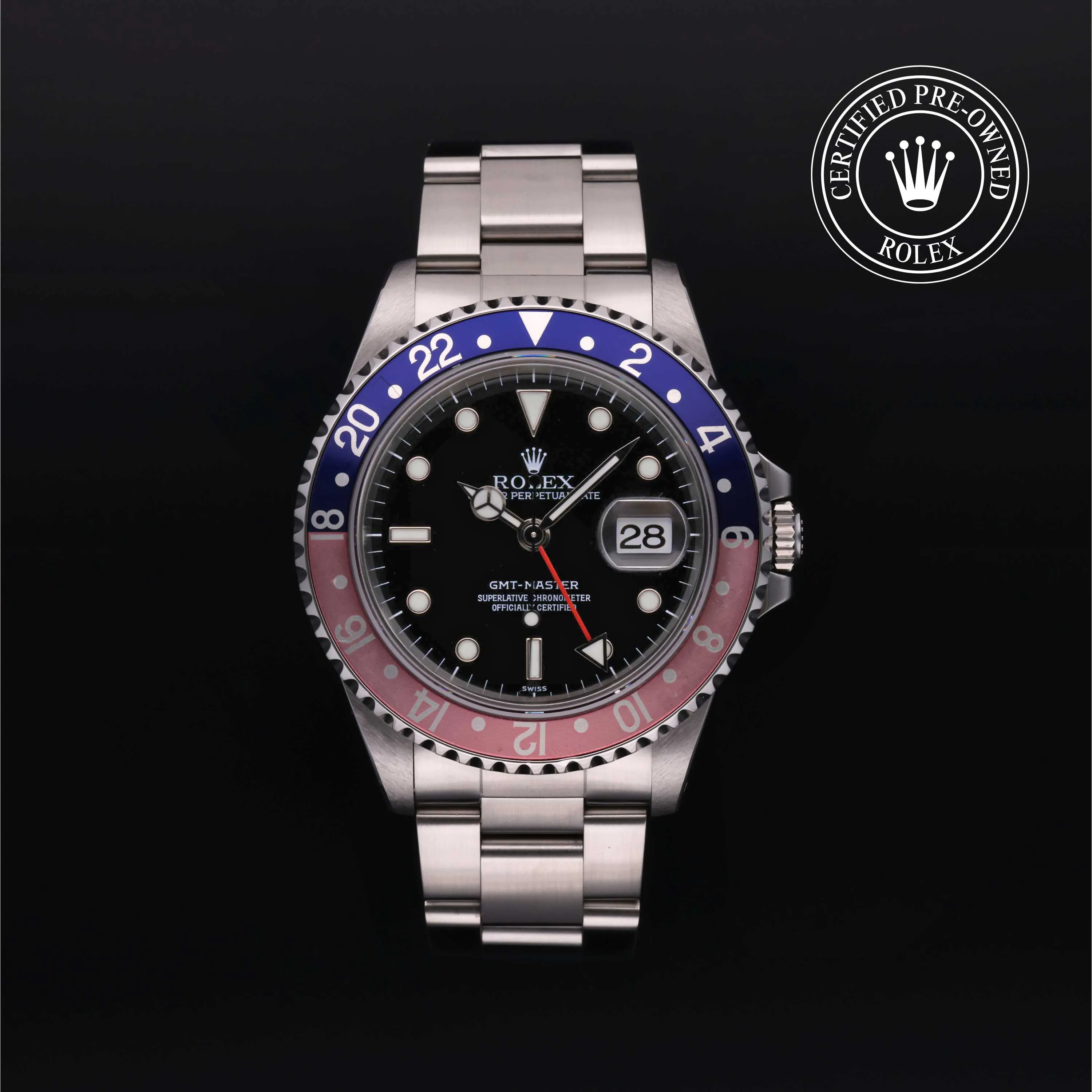 Rolex GMT-Master 16700 40mm Stainless steel Black