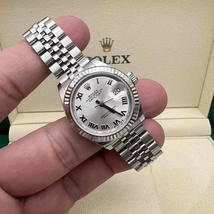 Rolex Lady-Datejust 279174-0007 28mm White gold and Oystersteel Silver