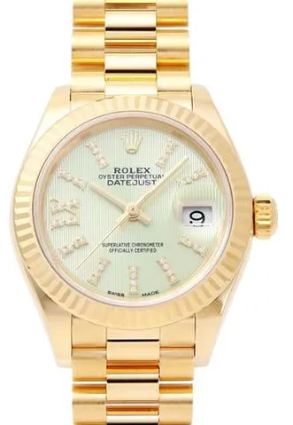 Rolex Lady-Datejust 279178 28mm Yellow gold